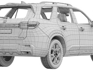 Honda Pilot 2023 3D Модель