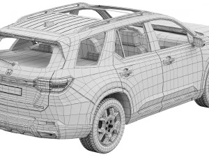 Honda Pilot 2023 3D Модель