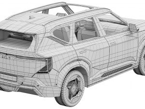 Kia EV5 3D Model