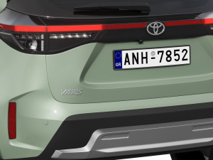 Toyota Yaris Cross 2024 3D मॉडल