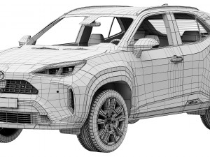 Toyota Yaris Cross 2024 3D मॉडल