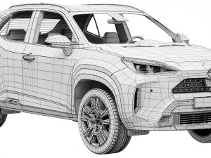 Toyota Yaris Cross 2024 3D मॉडल