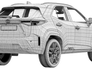Toyota Yaris Cross 2024 3D Model