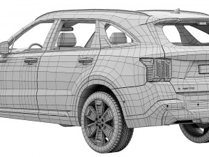 Kia Sorento 2024 Modèle 3D