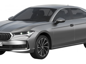 Skoda Superb 2024 3D Model