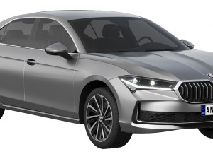 Skoda Superb 2024 3D Model