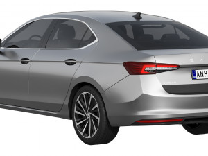 Skoda Superb 2024 3D Model