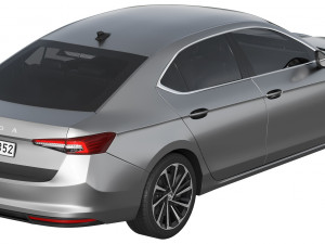 Skoda Superb 2024 3D Model