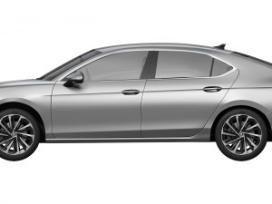 Skoda Superb 2024 3D Model