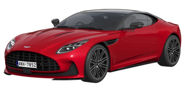 Aston Martin DB12 3D Model .c4d .max .obj .3ds .fbx .stl .blend 
