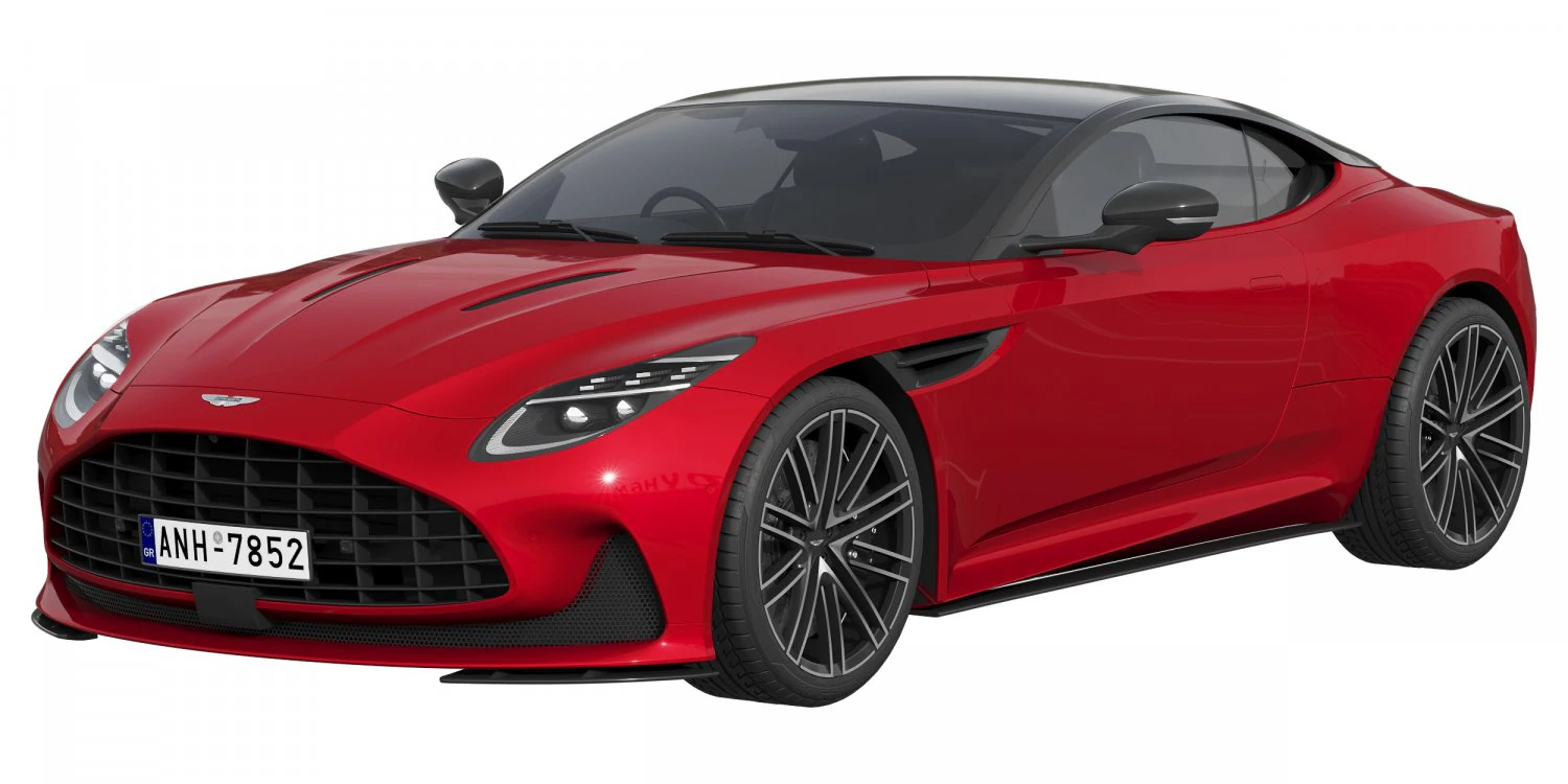 Aston Martin DB12 3D Model .c4d .max .obj .3ds .fbx .stl .blend 