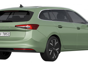 Skoda Superb Combi 2024 3D-Modell