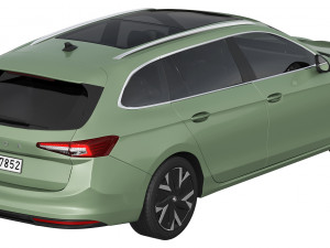 Skoda Superb Combi 2024 3D-Modell
