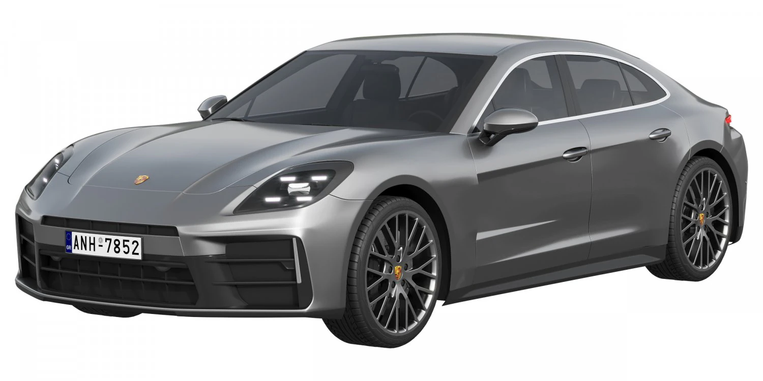 Porsche Panamera 2024 3D Model .c4d .max .obj .3ds .fbx .stl .blend
