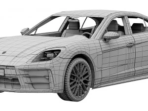 Porsche Panamera 2024 3D Model