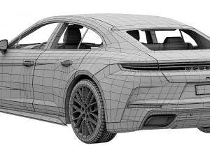 Porsche Panamera 2024 3D Model