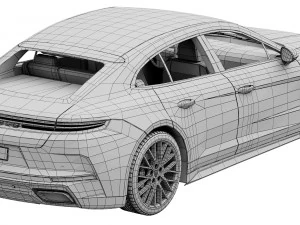 Porsche Panamera 2024 3D Model