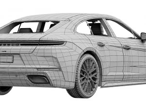 Porsche Panamera 2024 3D Model