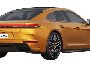 Porsche Panamera Turbo E-Hybrid 2024 3D Model