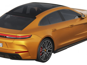 Porsche Panamera Turbo E-Hybrid 2024 Modelo 3D