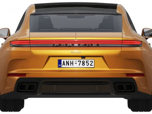 Porsche Panamera Turbo E-Hybrid 2024 3D Model