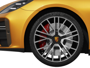 Porsche Panamera Turbo E-Hybrid 2024 Modelo 3D