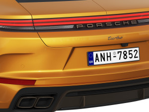 Porsche Panamera Turbo E-Hybrid 2024 Modelo 3D