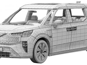 Volvo EM90 3D-Modell