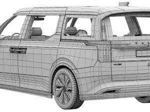 Volvo EM90 3D Model