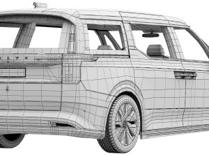 Volvo EM90 3D-Modell
