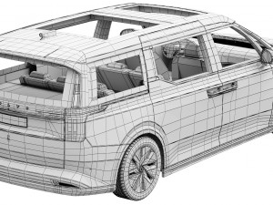 Volvo EM90 3D-Modell