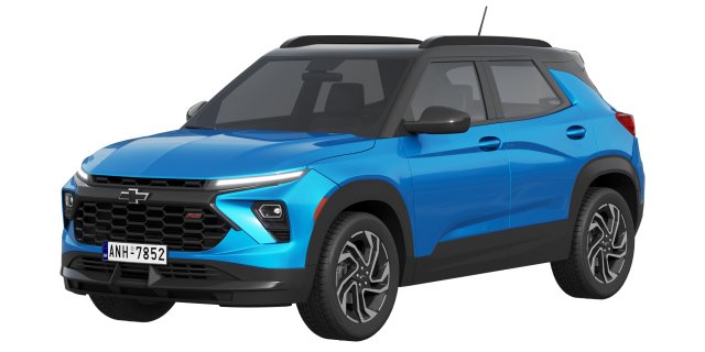 Chevrolet Trailblazer RS 2024 3D Model .c4d .max .obj .3ds .fbx .stl .blend 