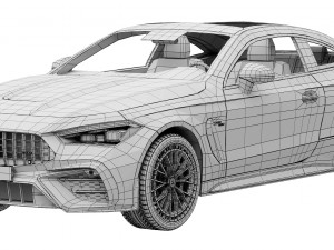 Mercedes-Benz CLE53 AMG Coupe 3D Модель