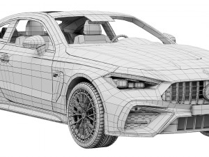 Mercedes-Benz CLE53 AMG Coupe 3D Модель