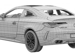 Mercedes-Benz CLE53 AMG Coupe 3D Модель