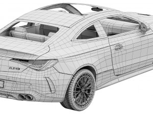 Mercedes-Benz CLE53 AMG Coupe 3D Модель