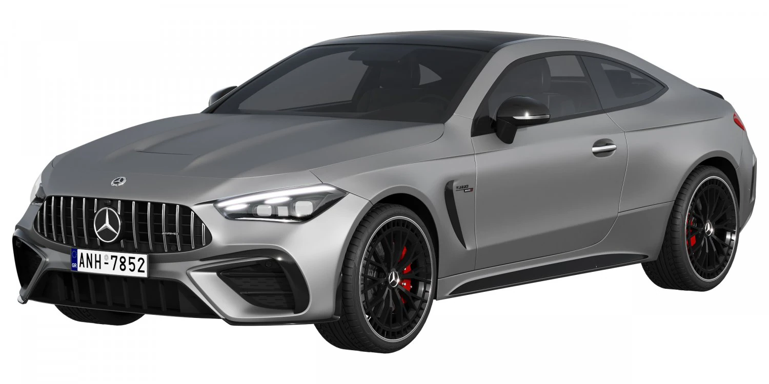 Mercedes-Benz CLE53 AMG Coupe 3D Model .c4d .max .obj .3ds .fbx .stl .blend 