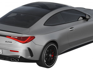 Mercedes-Benz CLE53 AMG Coupe 3D Модель