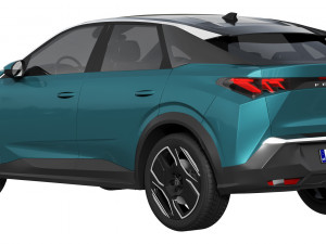 Peugeot e-3008 2024 3D Модель