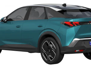 Peugeot e-3008 2024 3D Model