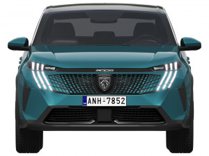 Peugeot e-3008 2024 3D Модель