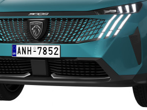 Peugeot e-3008 2024 3D Модель