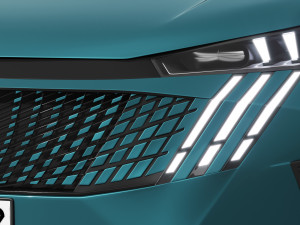 Peugeot e-3008 2024 3D Модель