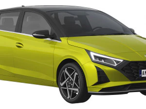 Hyundai i20 2024 3D Model