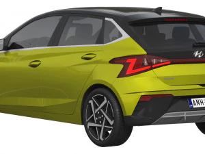Hyundai i20 2024 3D Model