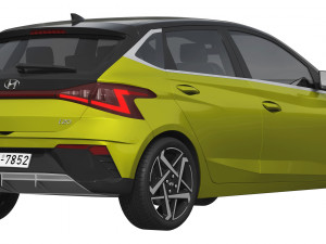 Hyundai i20 2024 Model 3D