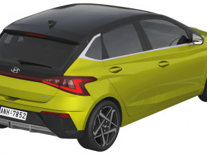 Hyundai i20 2024 Model 3D