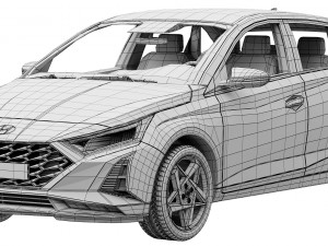 Hyundai i20 2024 Model 3D