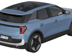 Ford-Explorer 2024 Modèle 3D