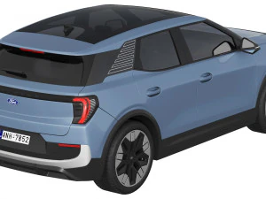 Ford-Explorer 2024 3D Model